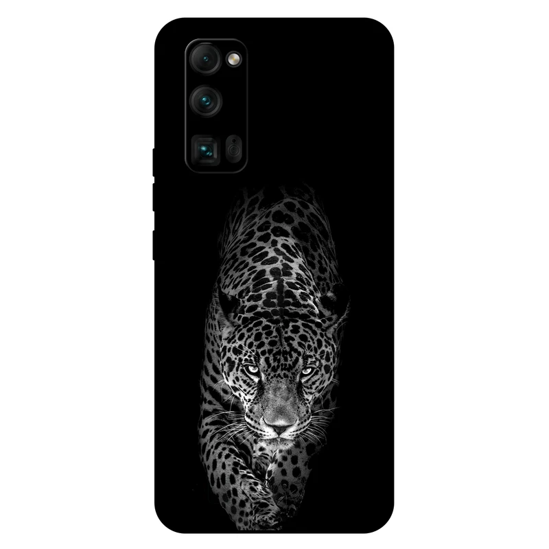 کاور مگافون طرح پلنگ مدل 1879 مناسب برای گوشی موبایل آنر 30 Pro / 30 Pro Plus 