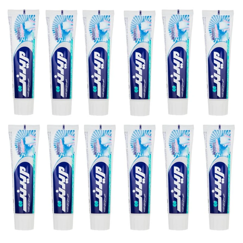 خمیر دندان مریدنت مدل Extra Whitening حجم 130 میلی لیتر بسته 12 عددی