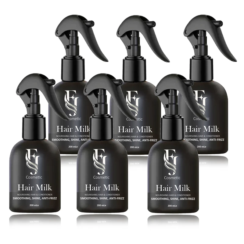 اسپری صاف کننده و ضد وز مو افجه مدل HAIR MILK06 حجم 200 میلی لیتر مجموعه 6 عددی