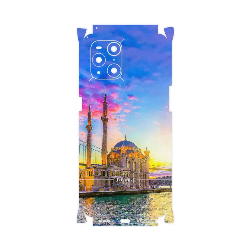 برچسب پوششی ماهوت مدل City of Istanbul-FullSkin مناسب برای گوشی موبایل اپو Find X3 Pro
