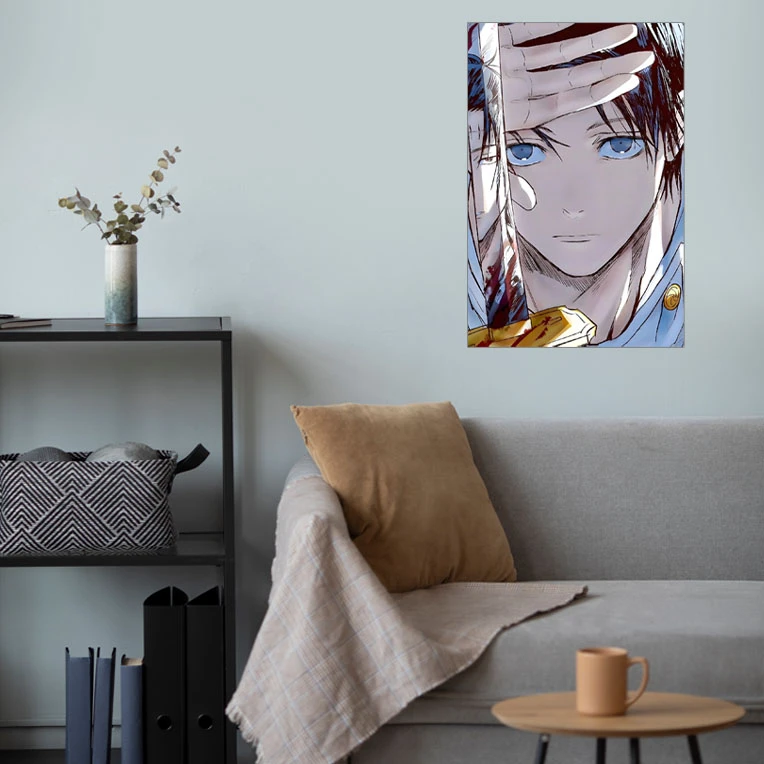 پوستر گوفی مدل اوکوتسو یوتا و گتو سوگورو نبرد جادو خفن انیمه جوجوتسو کایسن کد SWRD25