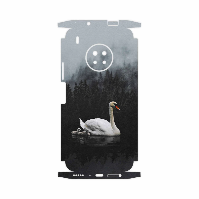 برچسب پوششی ماهوت مدل Swan Lake-FullSkin مناسب برای گوشی موبایل هوآوی Y9a
