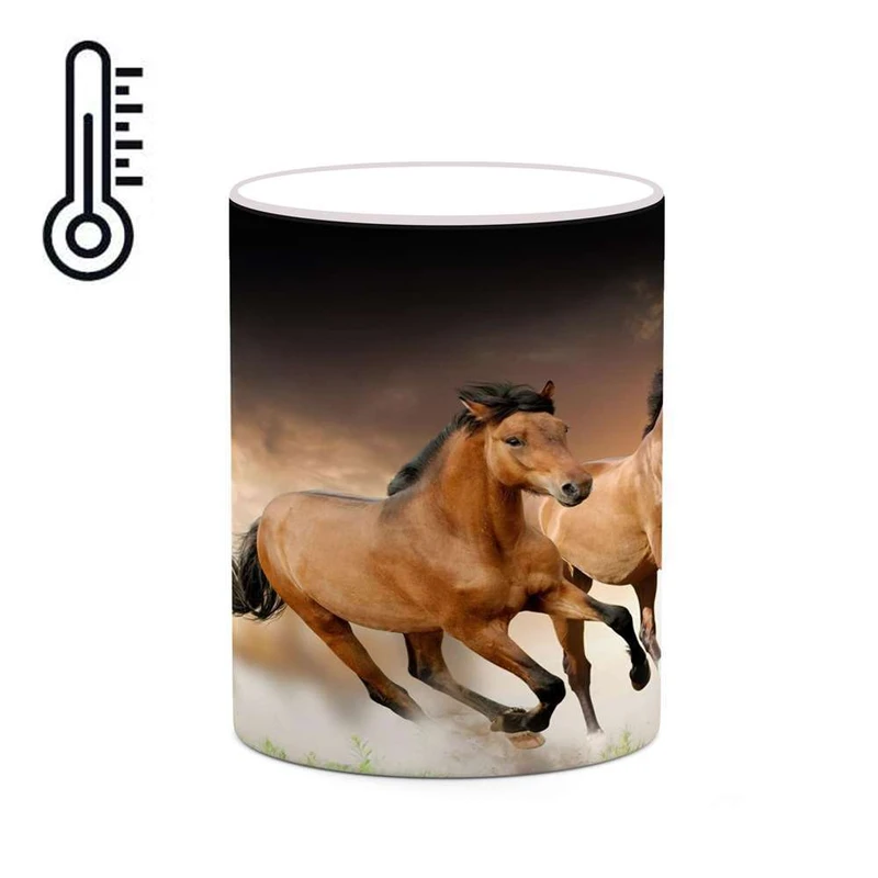 ماگ حرارتی کاکتی مدل اسب کد mgh24181