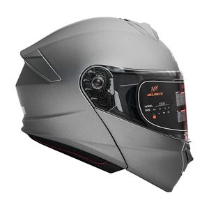 کلاه کاسکت فک متحرک فلش مدل 935Ssv titanium gray