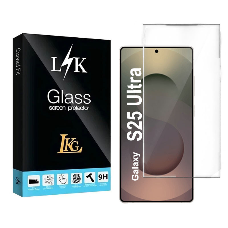 محافظ صفحه نمایش شیشه ای ال کا جی مدل Kusa-LK مناسب برای گوشی موبایل سامسونگ Galaxy S25 Ultra