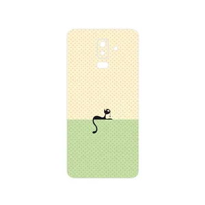 MAHOOT Minimal Internet Cat Icon Cover Sticker for Samsung Galaxy J8