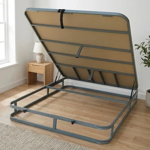 کفی تختخواب فلزی مدل ام دی اف خور دو نفره سایز 160x200 سانتی متر