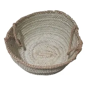 سبد حصیری مدل بافت دو لایه