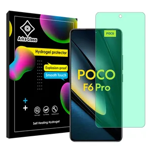 Arka Glass Tough model green light screen protector suitable for Xiaomi Poco F6 Pro Mobile phone