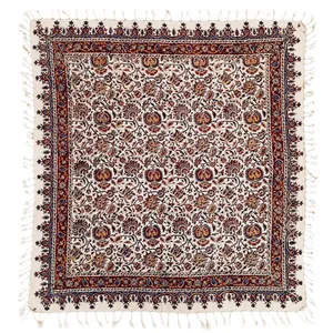 رومیزی قلمکار مدل گل اناری