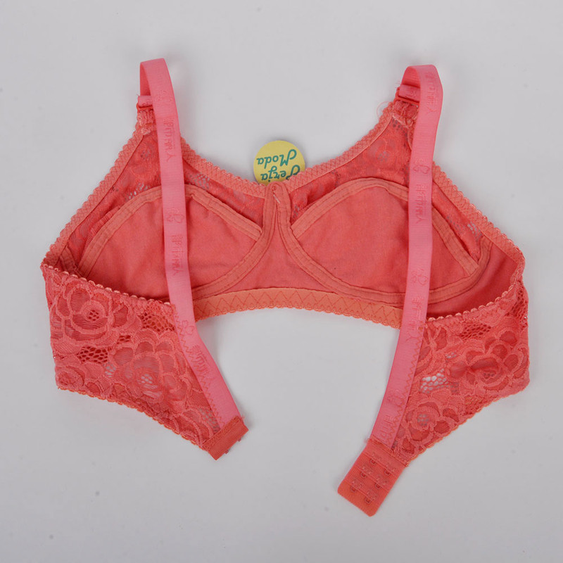 سوتین زنانه پرجامدا مدل 340019128 دانتل رنگ گلبهی