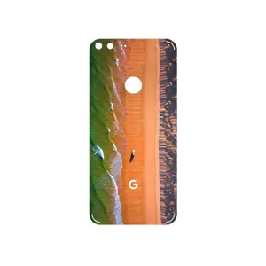 MAHOOT Beach and Green Sea Cover Sticker for Google Pixel