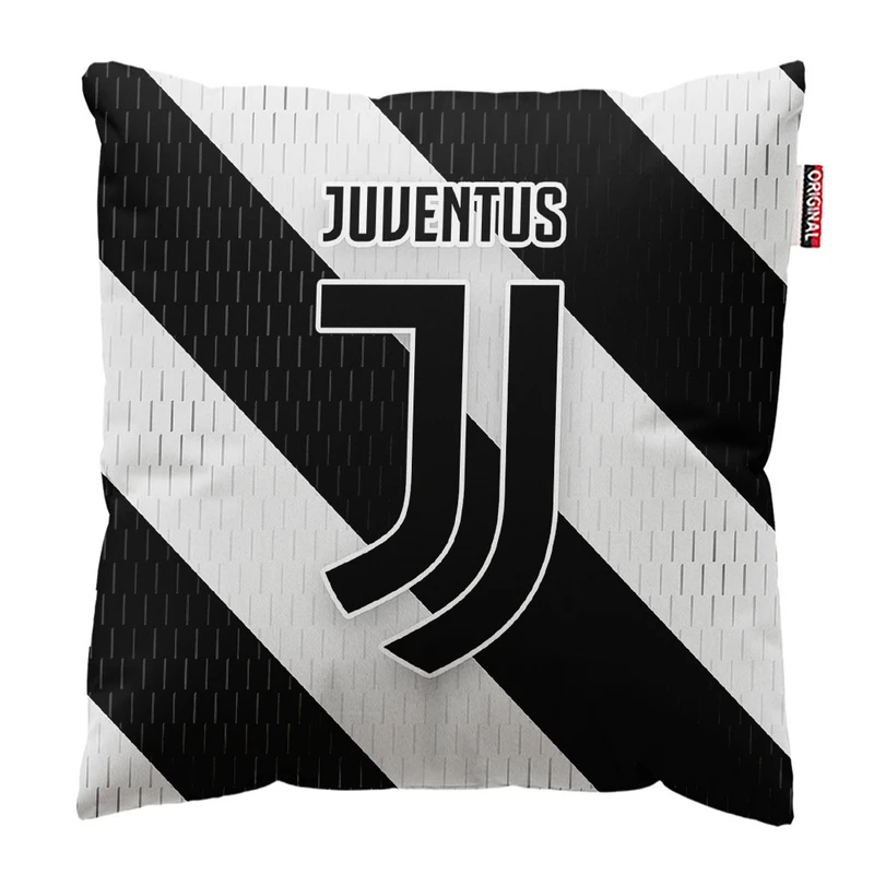 کوسن پاد آفرین طرح باشگاه یونتوس کد 3794 سایز 30*30 سانتی متر