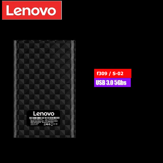 هارد دیسک اکسترنال لنوو مدل F 309 /02 ظرفیت یک ترابایت