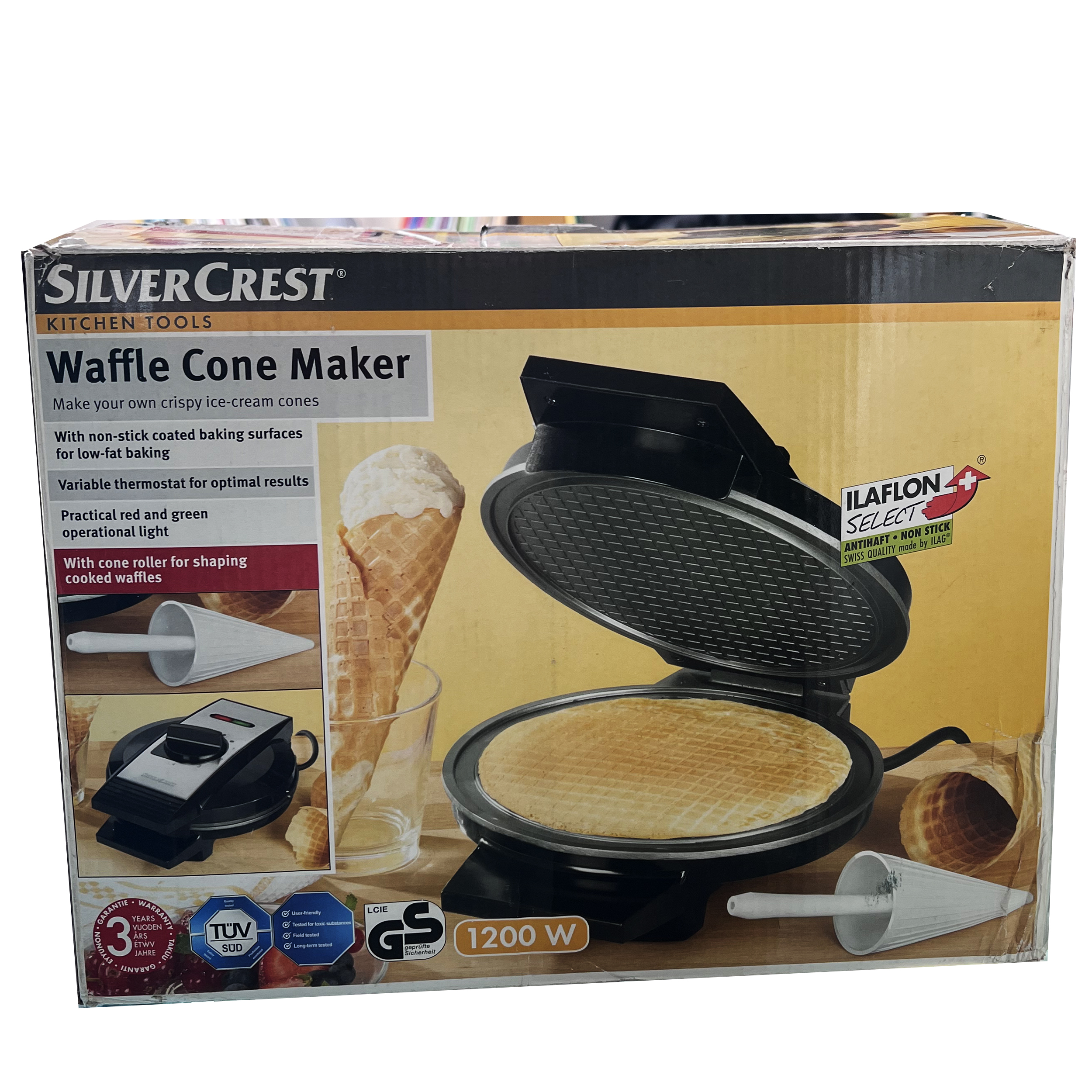 waffle cone maker bella cucina