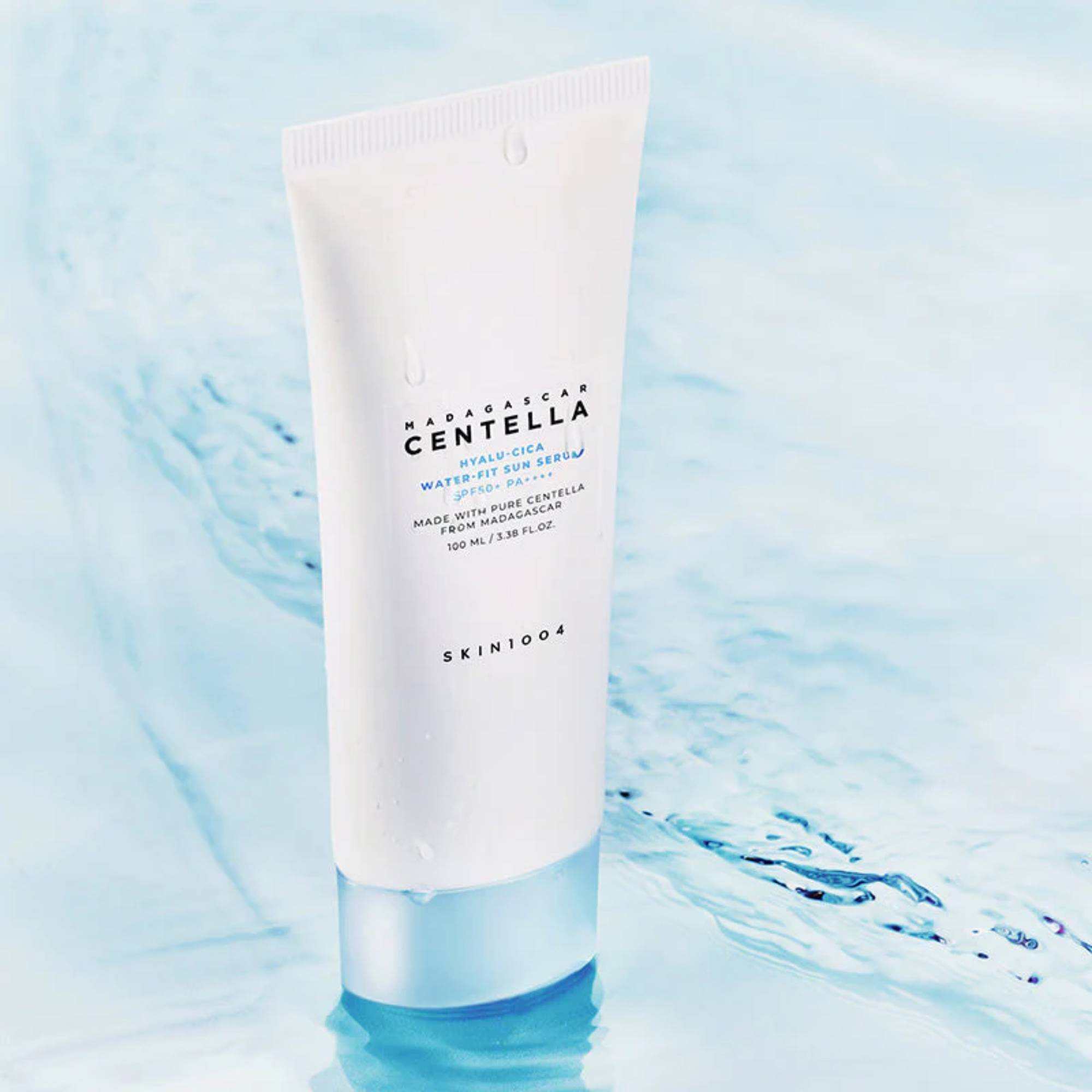 ژل ضد آفتاب بیرنگ اسکین 1004 SPF50 مدل Centella محافظ UVA،UVB مناسب برای انواع پوست حجم 100 میلی لیتر