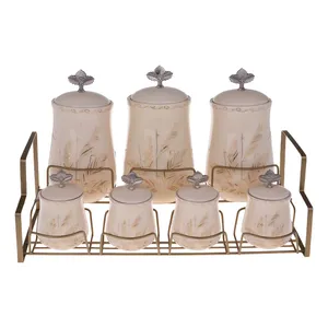 ست پاسماوری 7 پارچه آریا مدل روشا به همراه استند