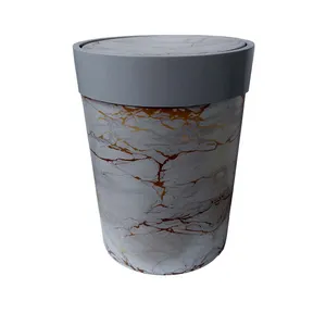 سطل زباله مدل بادبزنی طرح ماربل