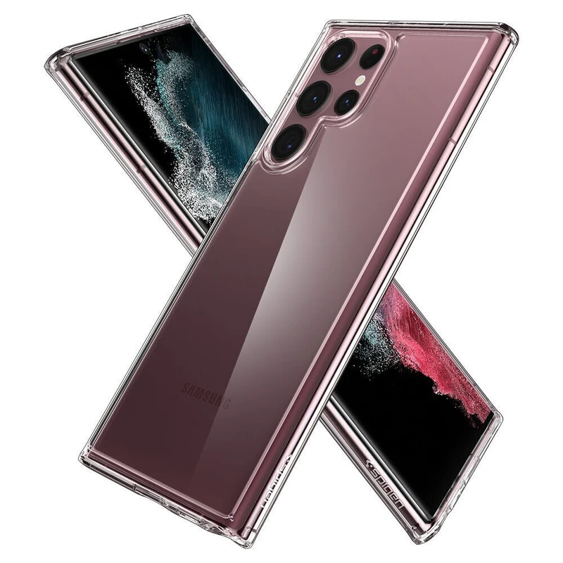 کاور اسپیگن مدل ultra hybrid silicon مناسب برای گوشی موبایل سامسونگ galaxy s25 ultra