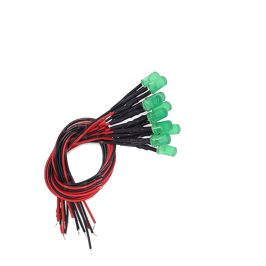 ال ای دی 12 ولت سبز اوال مدل HG-G1215 بسته 10 عددی