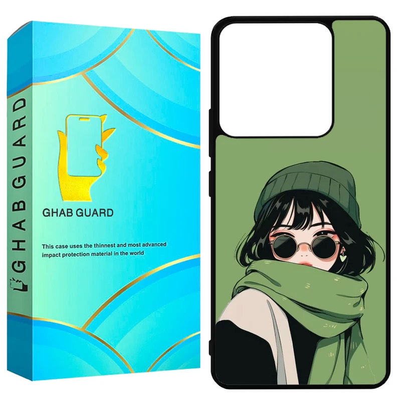 کاور قاب گارد طرح دختر مدل G14S مناسب برای گوشی موبایل شیائومی Redmi Note 14S 4G