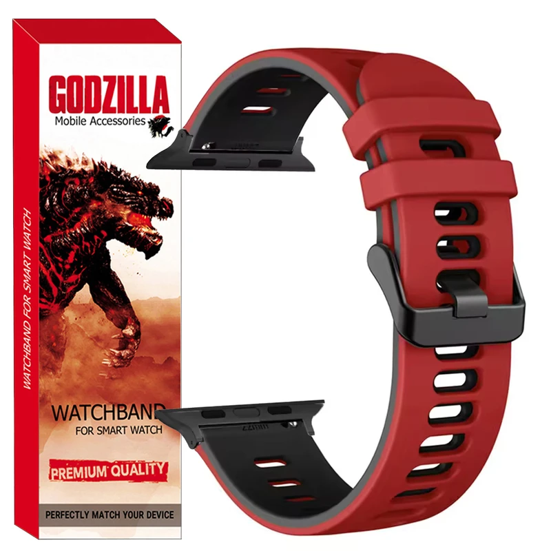 بند گودزیلا مدل Dual مناسب برای ساعت هوشمند T1000 Ultra / T1100 Ultra