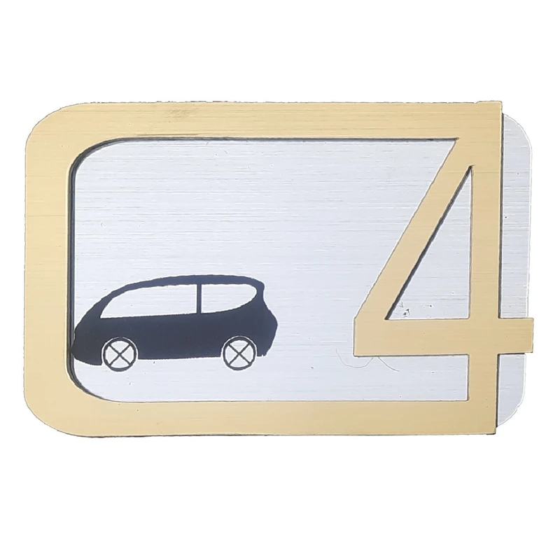 برچسب نشانگر مدل پلاک شماره درب و انبار و پارکینگ کد KH10*6