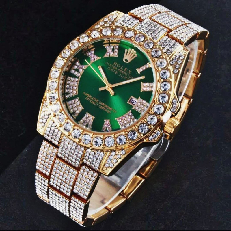 ساعت مچی عقربهای مردانه مدل فول نگین دیت کد TG ساعت مچی عقربهای مردانه مدل فول نگین دیت کد TG