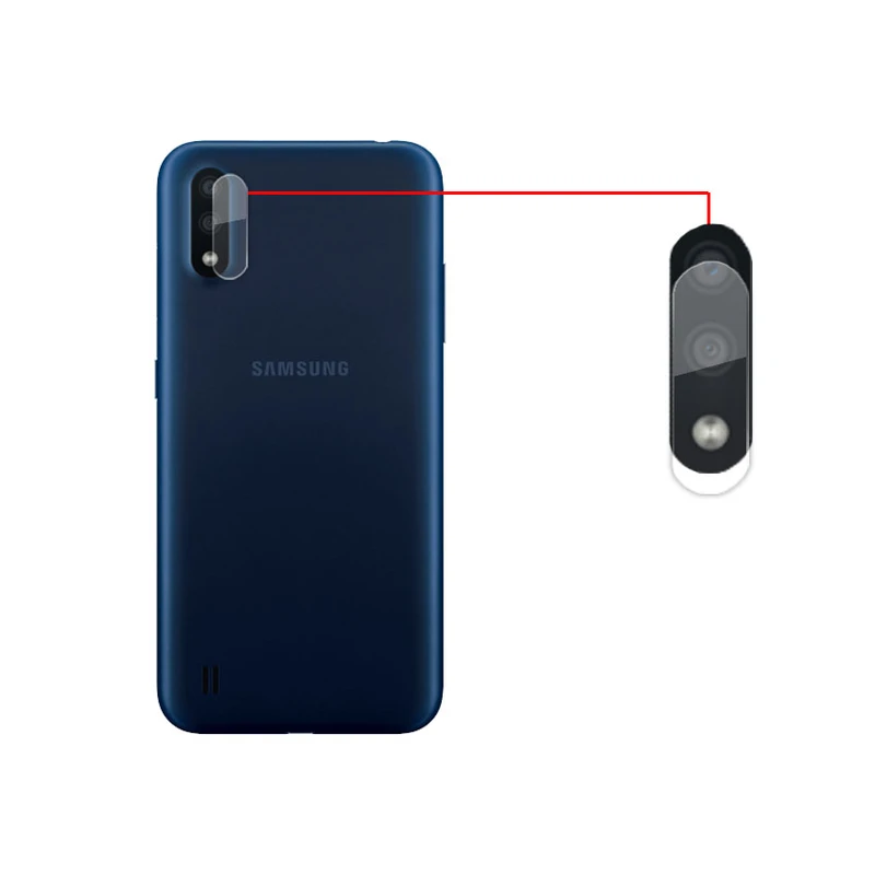 محافظ لنز دوربین مدل bt-53 مناسب برای گوشی موبایل سامسونگ Galaxy A01