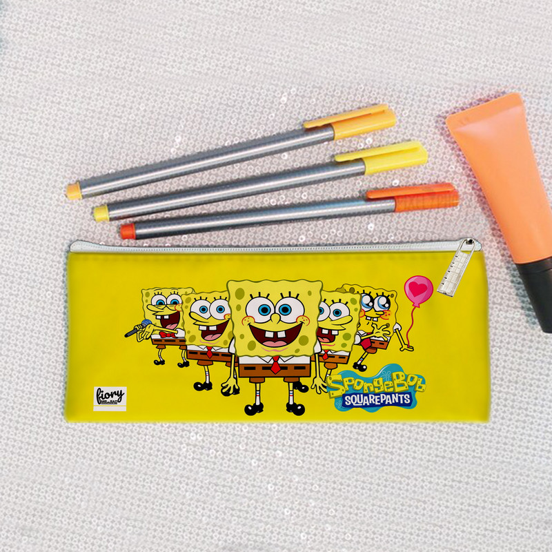 جامدادی مستر راد مدل باب اسفنجی طرح شلوار مربعی کد fiory 2034