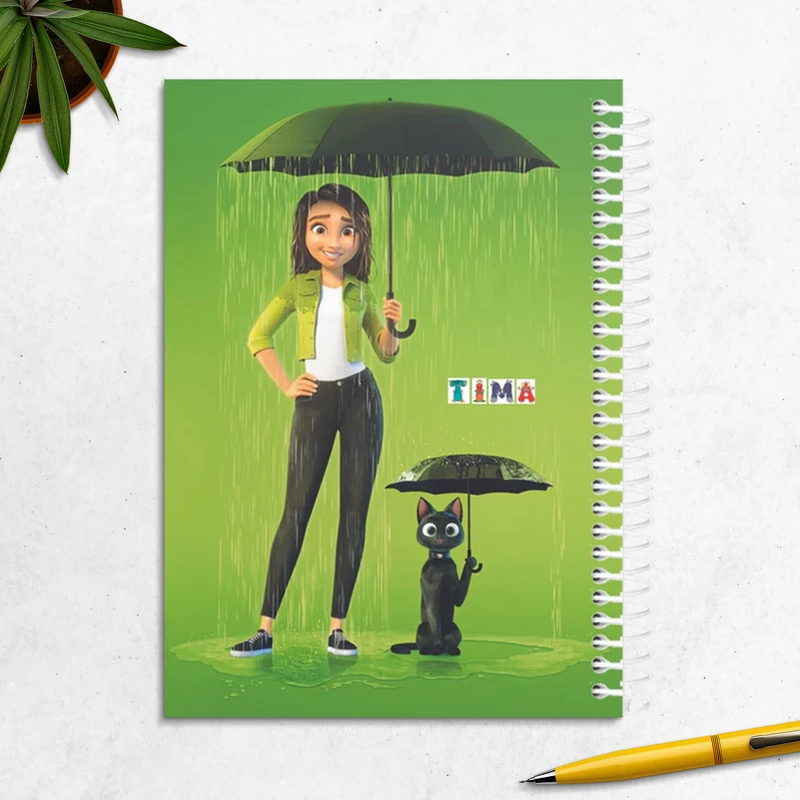 دفتر زبان 50 برگ تیما مدل LUKI