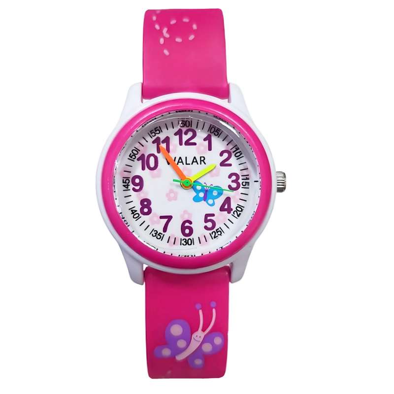 ساعت مچی عقربه ای بچگانه والار مدل پروانه ساعت مچی عقربه ای بچگانه والار مدل پروانه