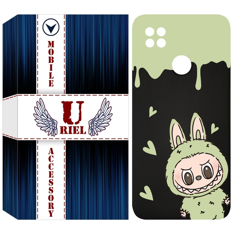 کاور یوریل قاب مدل KSH کد 132 طرح عروسک لبوبو مناسب برای گوشی موبایل شیائومی Redmi 9C / 10A