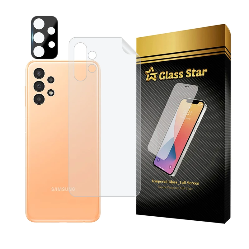 محافظ پشت گوشی گلس استار مدل MTBFULG مناسب برای گوشی موبایل سامسونگ Galaxy A13 4G به همراه محافظ لنز