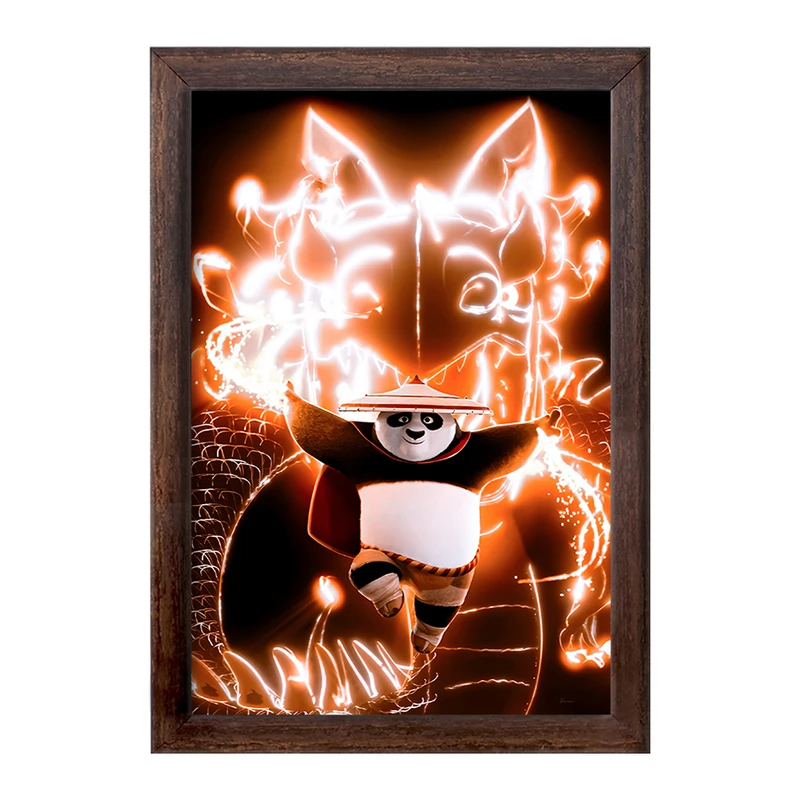 تابلو خندالو طرح پاندای کونگ فوکار کد F1564