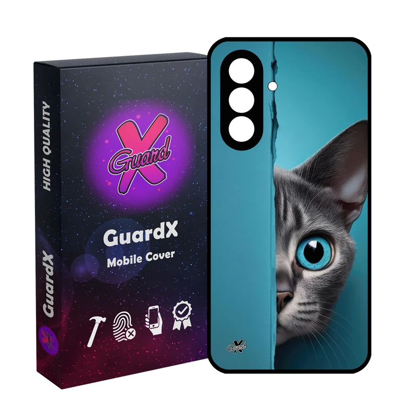 کاور گارد ایکس طرح گربه مدل 10673 مناسب برای گوشی موبایل سامسونگ Galaxy S25 FE