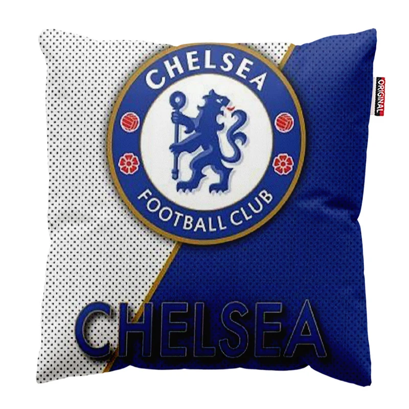  کوسن پاد آفرین طرح باشگاه چلسی کد 2270 سایز 30*30 سانتی متر