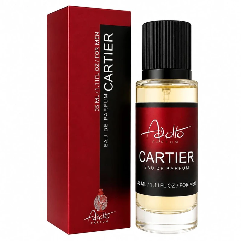 عطر جیبی مردانه آدولفو مدل Cartier با رایحه گرم و معتدل حجم 35 میلی لیتر