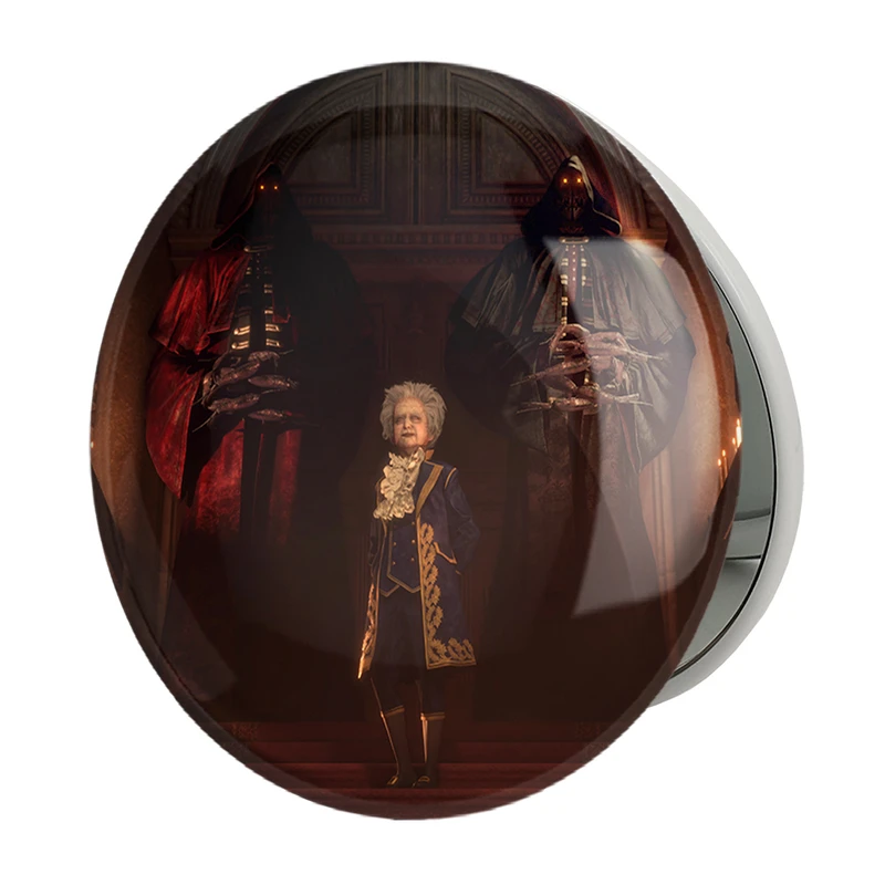 آینه جیبی خندالو طرح بازی رزیدنت اویل Resident Evil مدل تاشو کد 30144