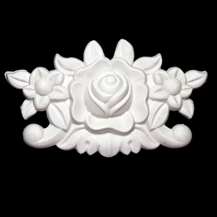 ابزار پیش ساخته مدل گل وسط پی وی سی کد 120 بسته 2 عددی