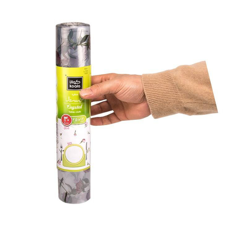 سفره یکبار مصرف کوالا مدل کریستال کد 30095 رول 25 متری