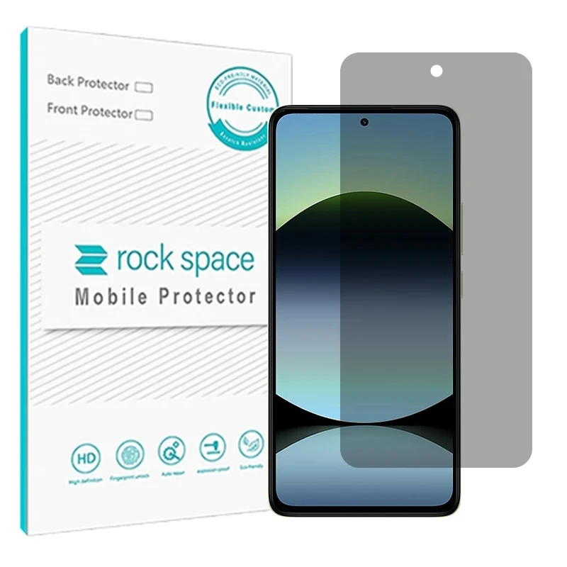 محافظ صفحه نمایش حریم شخصی راک اسپیس مدل هیدروژلی مناسب برای گوشی موبایل شیائومی redmi note 14 4g