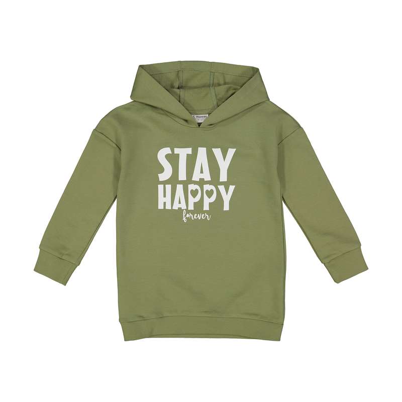 هودی دخترانه ال سی وایکیکی مدل 0W3618Z4-H8M-KHAKI