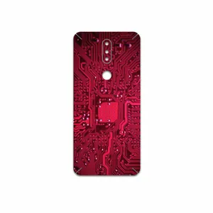 MAHOOT Red-Printed-Circuit-Board Cover Sticker for Nokia 2.4