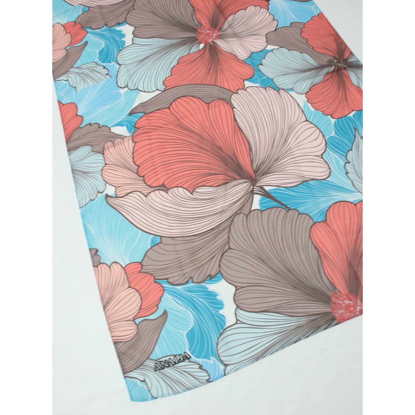 شال زنانه مدل نخی تابستانه جدید گل درشت کد a-3087 -  - 9