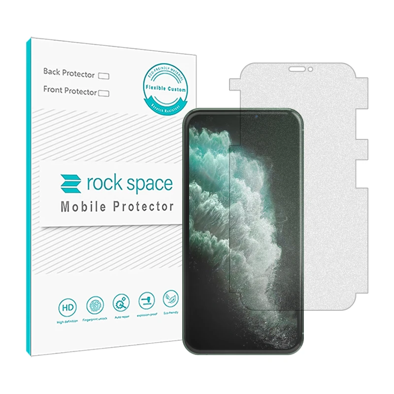 محافظ صفحه نمایش مات راک اسپیس مدل MTT-Medium مناسب برای گوشی موبایل اپل iPhone 11 Pro Max
