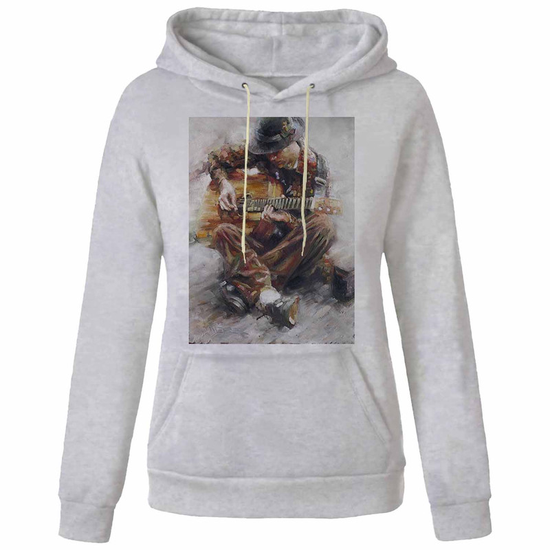 هودی زنانه مدل گیتار کد AA28