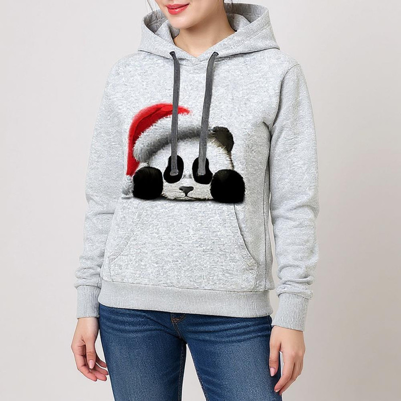 هودی زنانه طرح پاندا کد S458