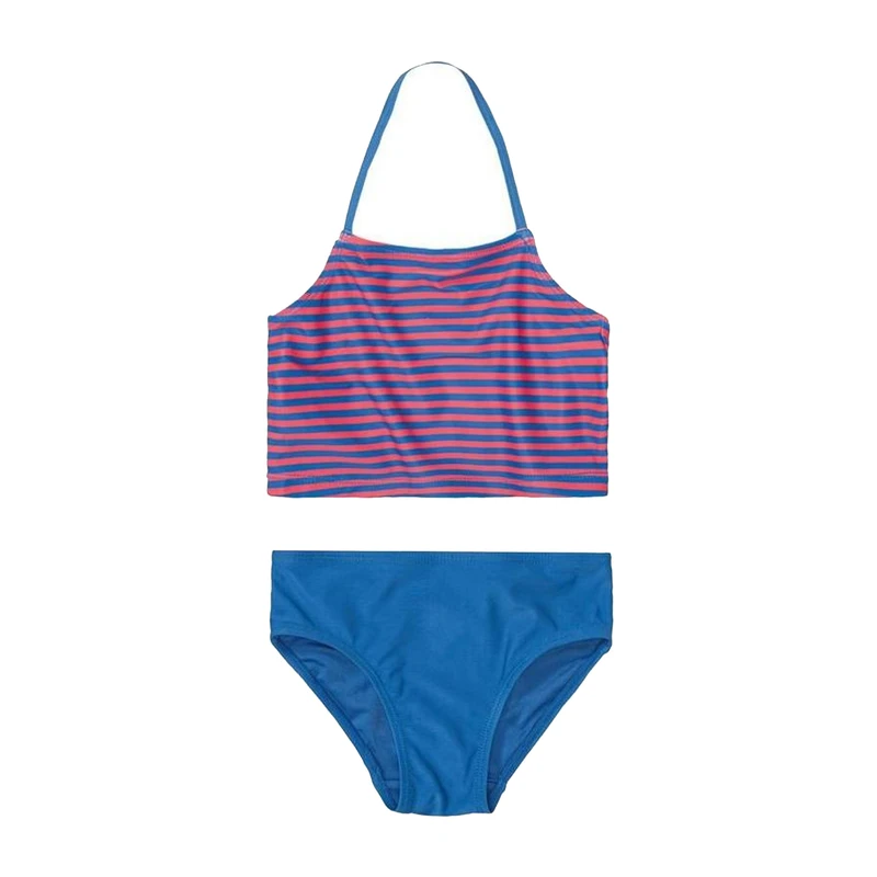 ست 2 تکه مایو دخترانه لوپیلو مدل راه راه 8983-1B