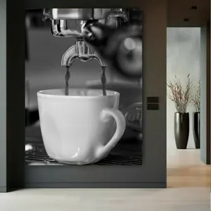 پوستر دیواری طرح قهوه ساز مدل کافی شاپ کد FP105426